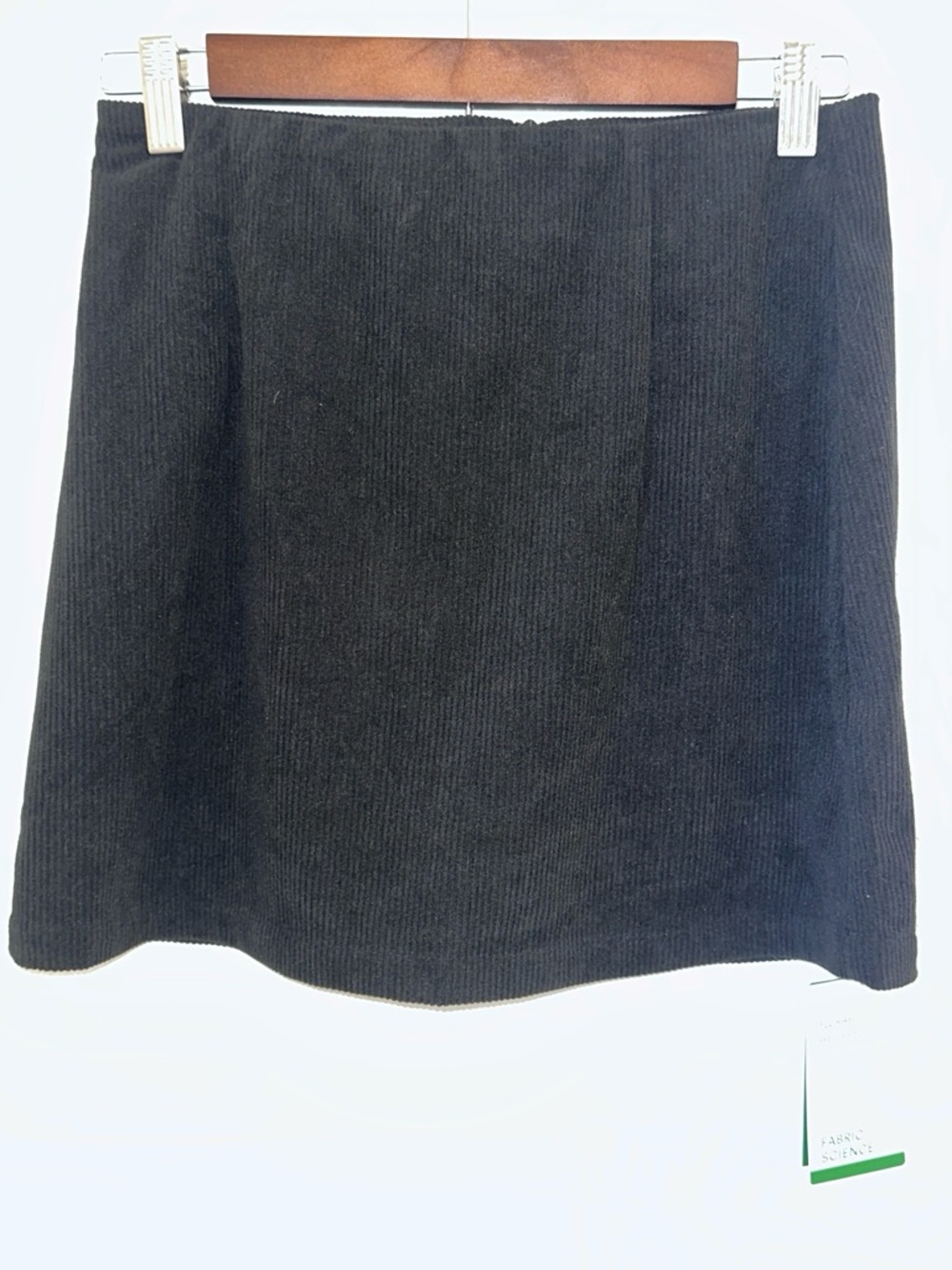 Halara Mini Skort Black Corduroy High Rise womens size Small - Picture 9 of 9